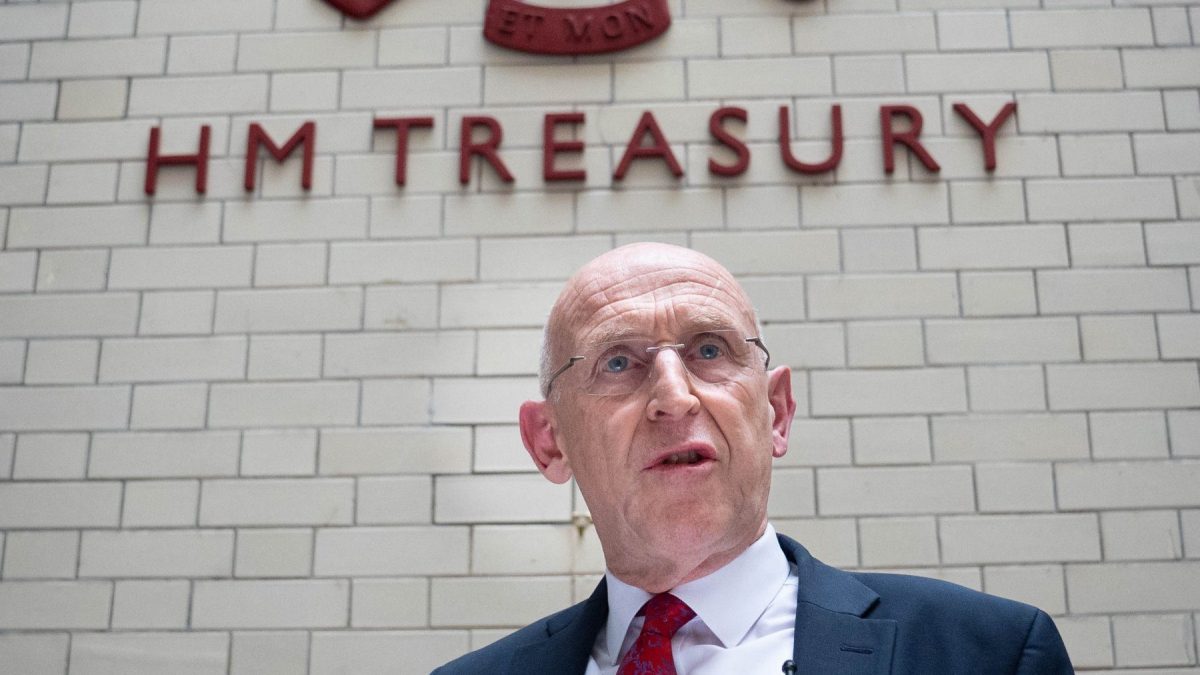 Newly appointed Chancellor of the Exchequer John Healey gives his first all staff address at HM Treasury in central London. Picture date: Tuesday July 21, 2026. PA Photo. Photo credit should read: Stefan Rousseau/PA Wire