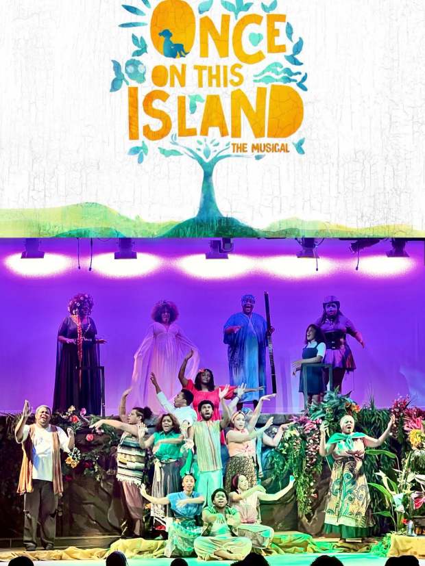 "Once on This Island" runs through Oct. 4 at the Birmingham Village Players. (Photo courtesy of Birmingham Village Players)
