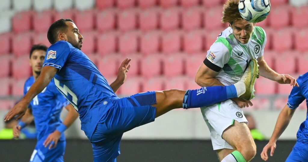 Ireland players wear black armbands and refrain from handshakes in soccer game against Israel :: WRAL.com
