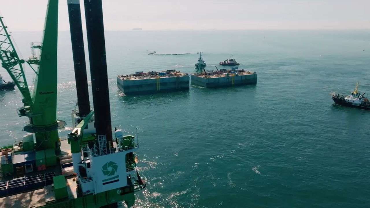 Each box measures approximately 58 metres long<br>
