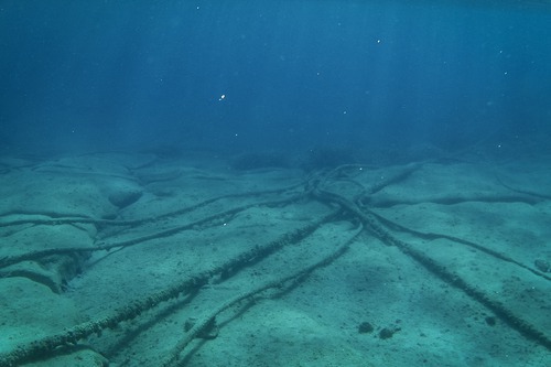Syria, Cyprus Sign Ebla Cable Agreement Underwater telecommunications cables crossing a stony Mediterranean seabed