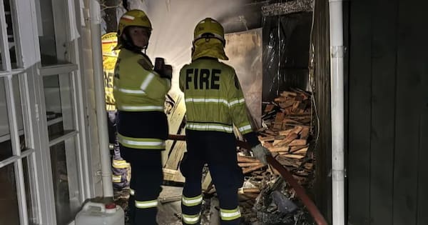 Blaze at cafe next to NZ’s oldest building ‘suspicious’, FENZ says Blaze at cafe next to NZ's oldest building 'suspicious', FENZ says