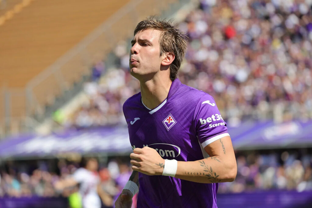 Mastantuono taken out of Fiorentina’s game at half-time