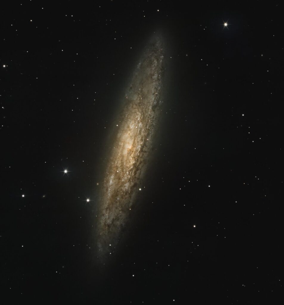 Sculptor galaxy with my Telescope from home - Bytes Europe