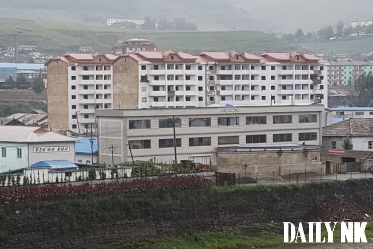 Rice prices fall for first time in months Apartment buildings in Hyesan, the capital of Ryanggang province, North Korea, photographed in August 2018.