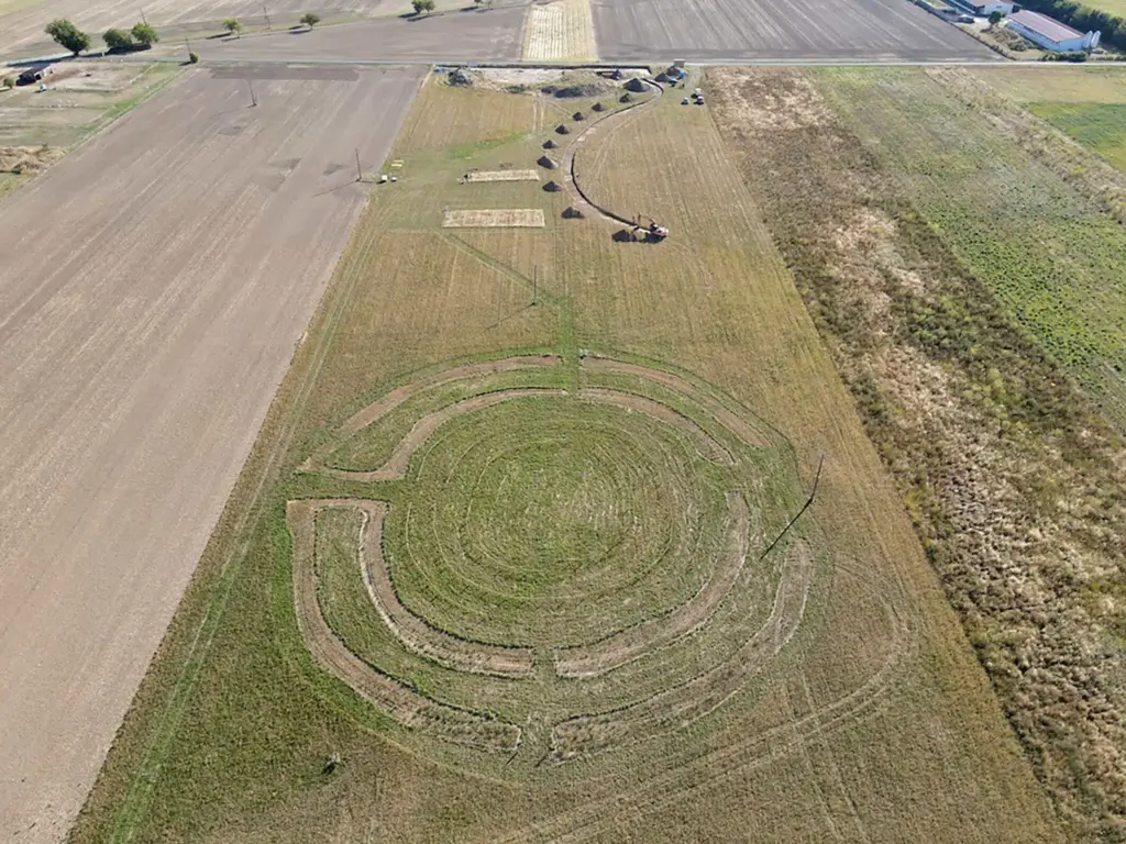neolithic circles earthwork in Austria