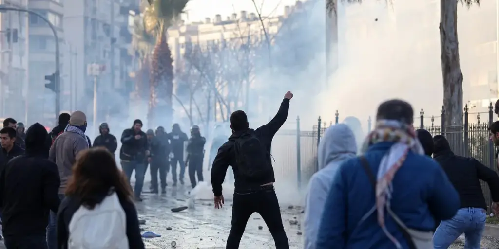 Turkey police use tear gas against LGBTQ+ protesters Police in Turkey use tear gas against LGBTQ+ protesters
