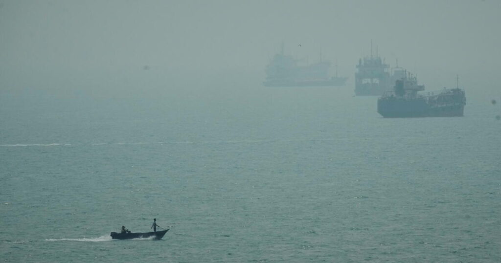 Strike on Iranian cargo ship in the Strait of Hormuz kills 1, Iranian media say Strike on Iranian cargo ship in the Strait of Hormuz kills 1, Iranian media say