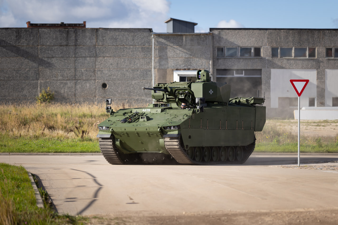 First Mednieks (Hunter) IFV based on ASCOD for Latvian Armed Forces / Photo credit: Latvian MoD
