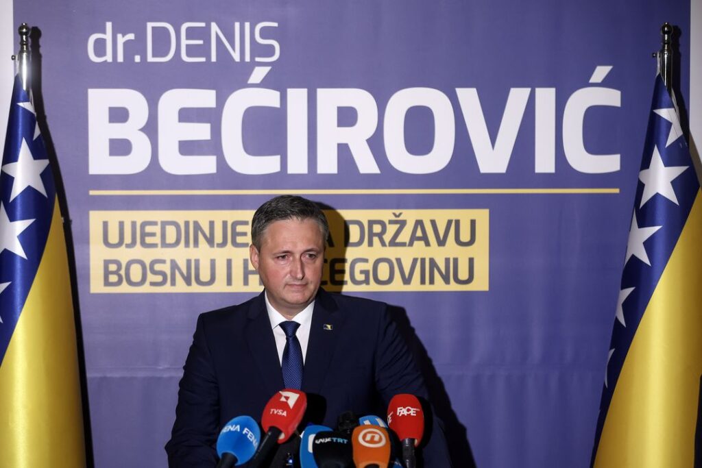 Becirovic retains Bosniak presidency seat as Filipovic wins Croat post in Bosnia and Herzegovina