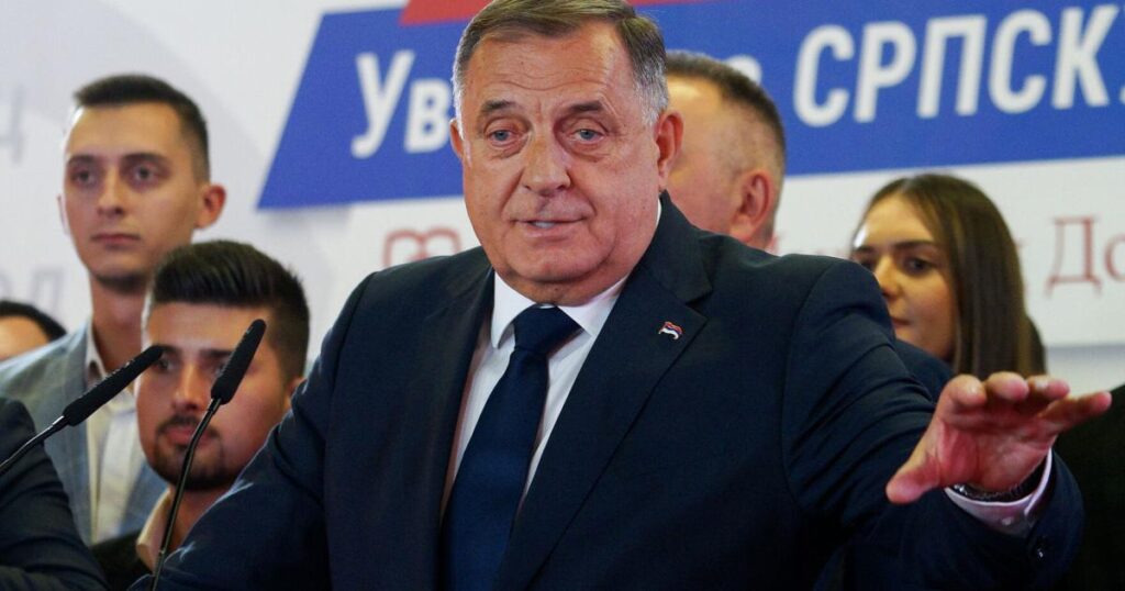 Bosnian Serb authorities boost neighboring Serbia’s populist leader ahead of a key election Bosnian Serb authorities boost neighboring Serbia's populist leader ahead of a key election