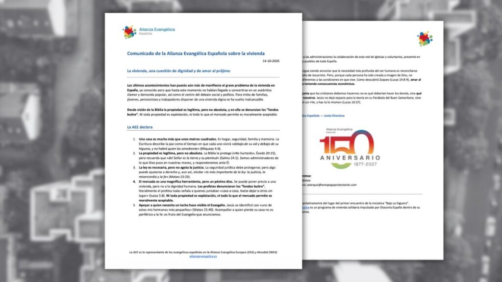 Evangelicals in Spain promote a network to help families facing housing difficulties, Evangelical Focus