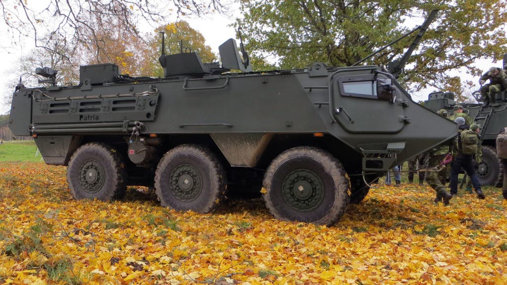 Swedish Armed Forces Patria 6x6 APC / Photo credit: FMV