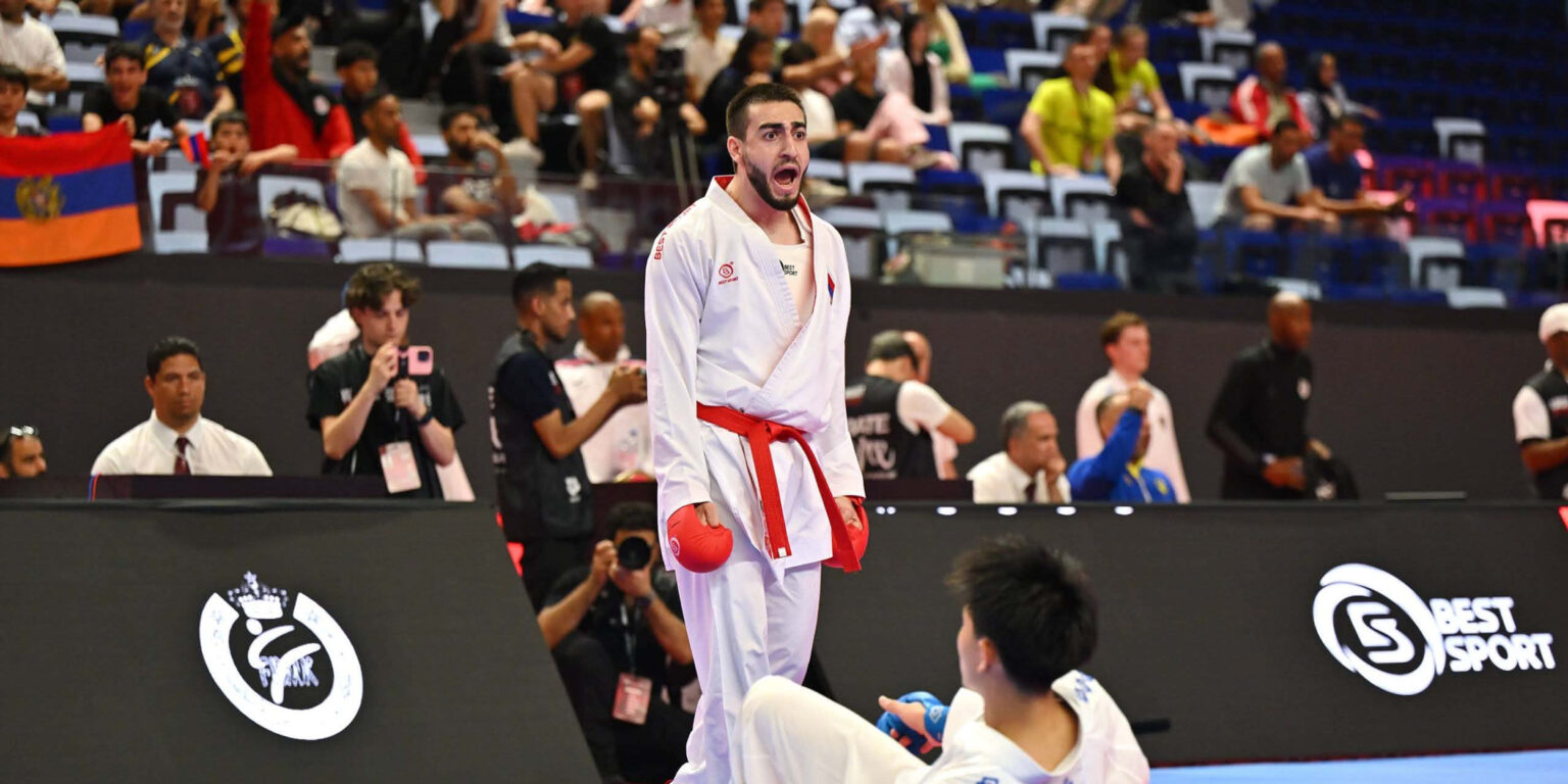Armenia’s Suren Harutyunyan Takes Silver After One-Point Loss in Karate Final Armenia’s Suren Harutyunyan Takes Silver After One-Point Loss in Karate Final