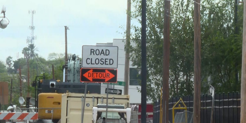 Road closures near DoubleTree hotel slow business in Laredo Road closures near DoubleTree hotel slow business in Laredo