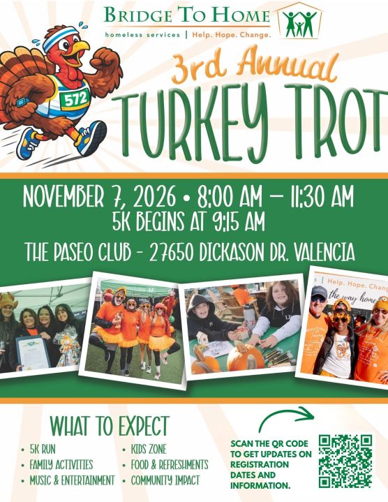 Bridge to Home Turkey Trot 2026 Event Flyer (3)
