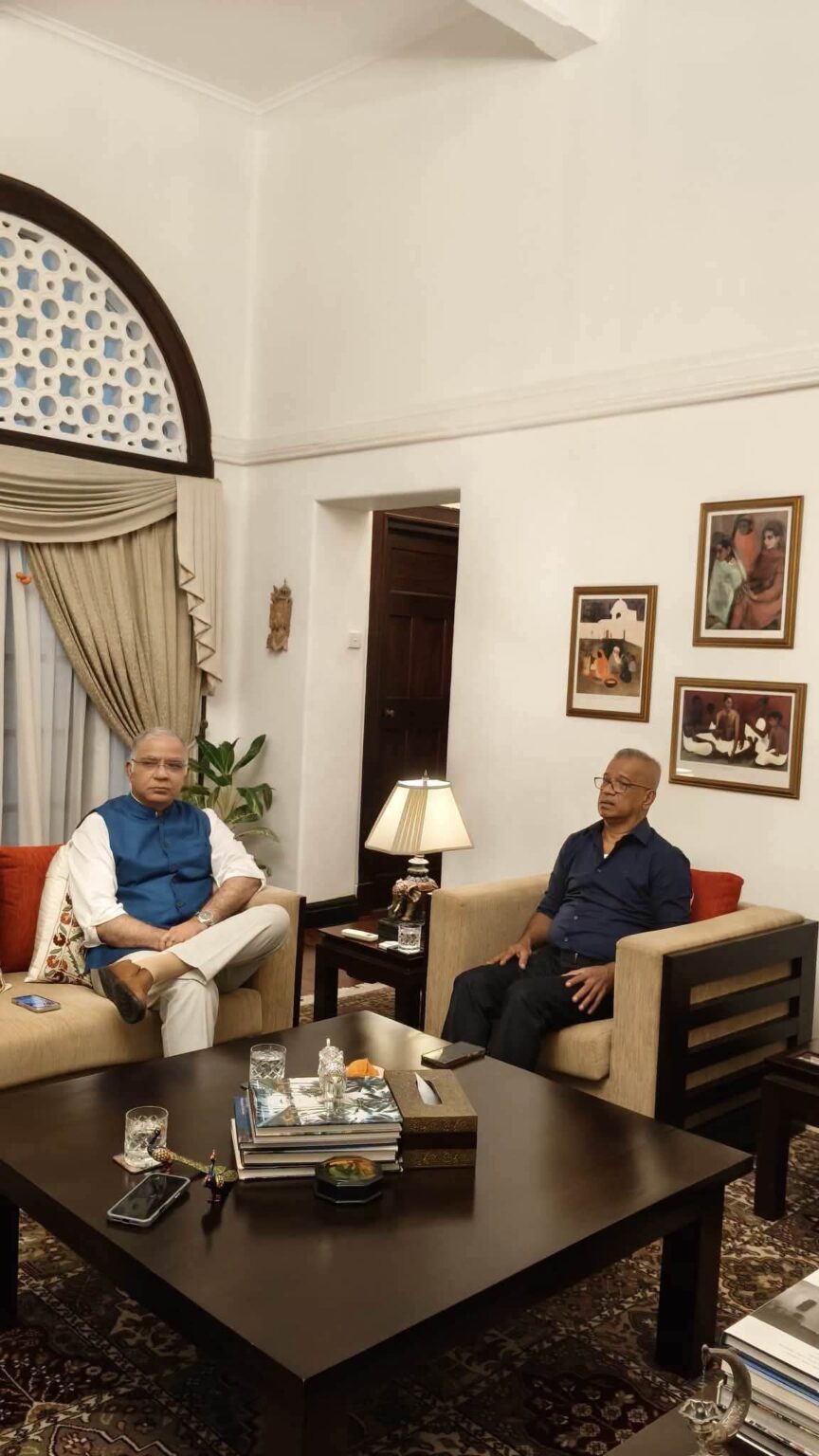 Indian envoy meets JVP’s Lal Kantha for talks on geopolitics Santosh Jha meets K.D. Lal Kantha