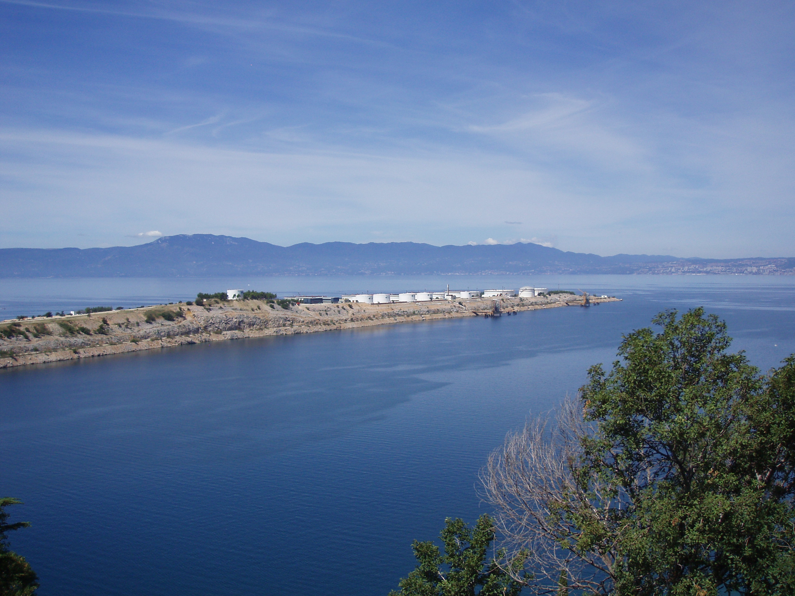 Documentary photograph: Omišalj oil terminal