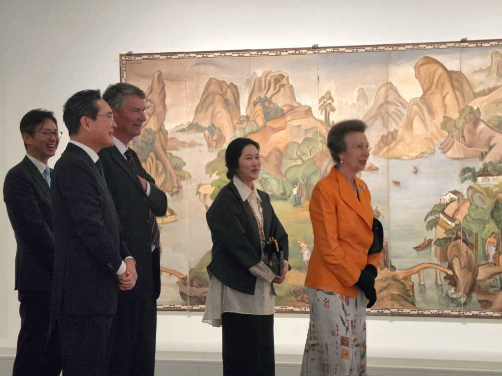 Samsung Electronics' Executive Chairman Jay Y. Lee at the British Museum