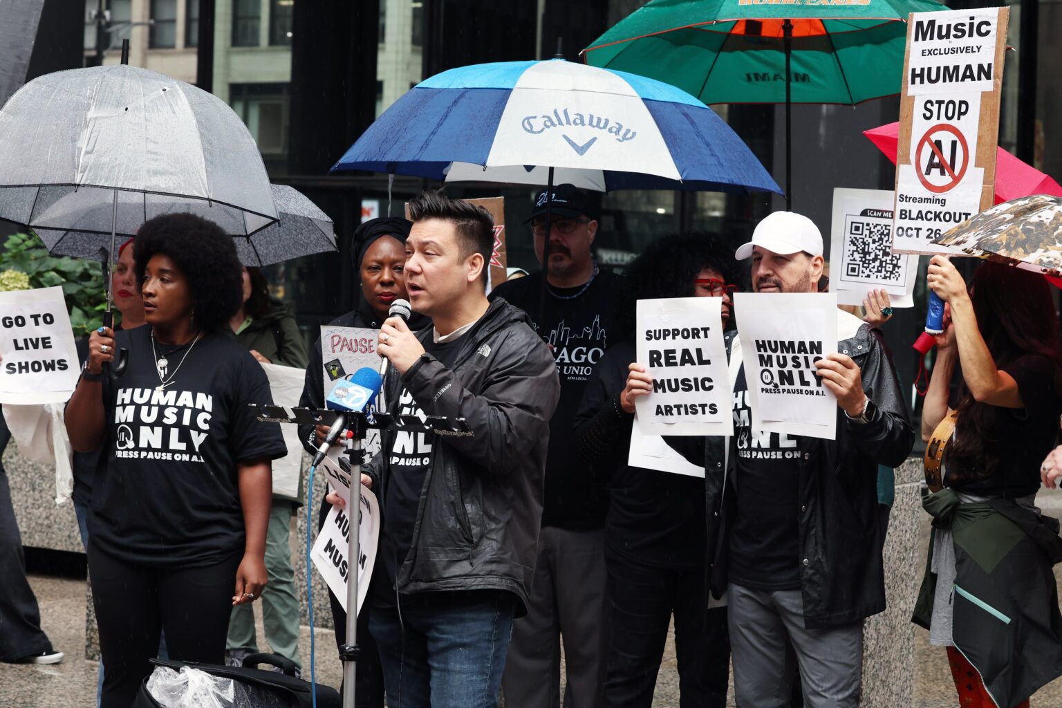 Chicago artists rally against AI-generated music