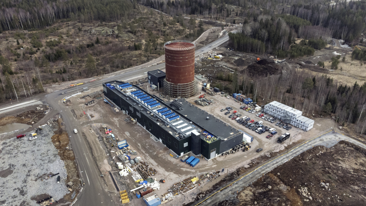a data center in the middle of the Finnish forest