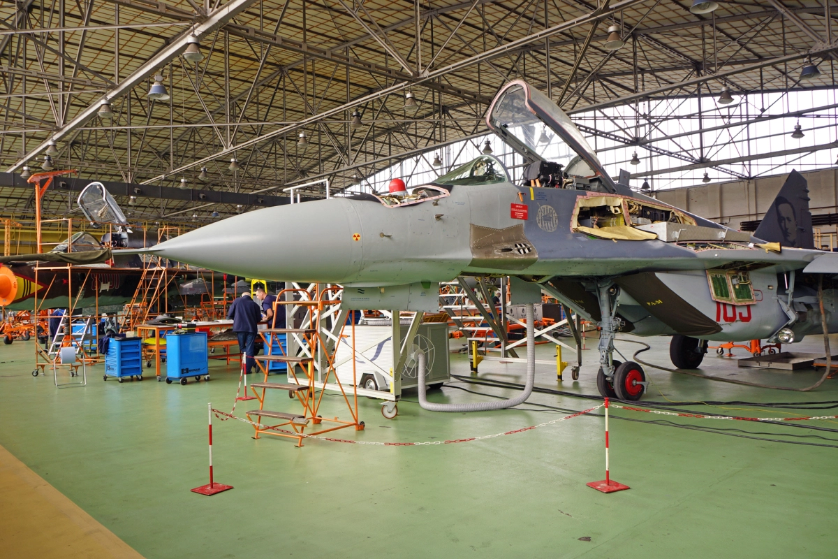 MiG-29 repair and modernization process at Polish Air Force facilities at Wojskowe Zakłady Lotnicze No. 2 / Open source photo