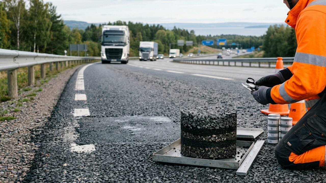 pavement core<br>