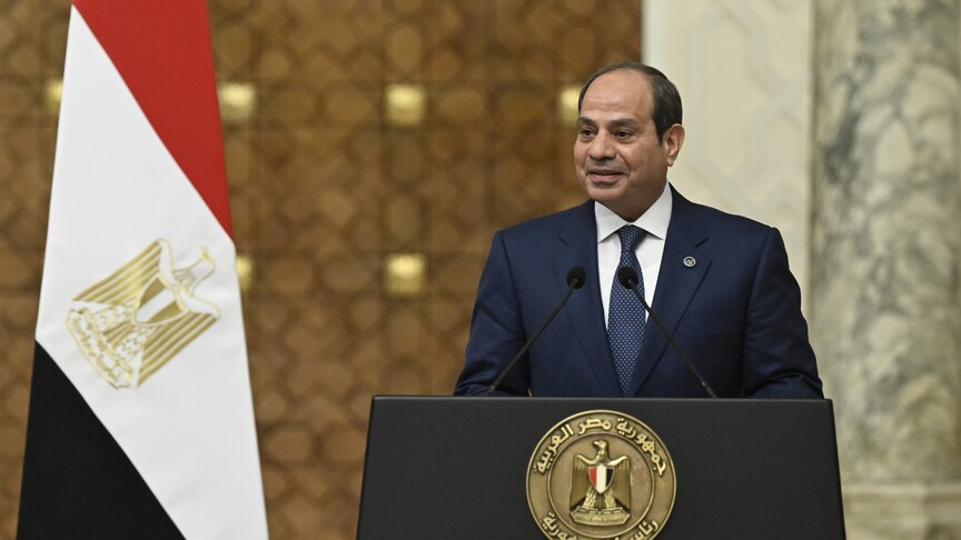 Egyptian president arrives in South Korea for state visit, summit with Lee language