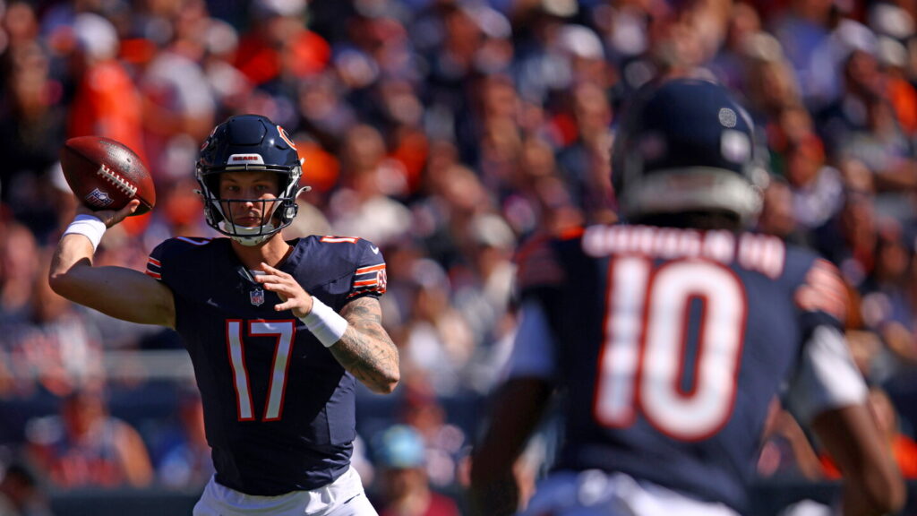 Tyson Bagent and Case Keenum started for the Bears Tyson Bagent and Case Keenum started for the Bears